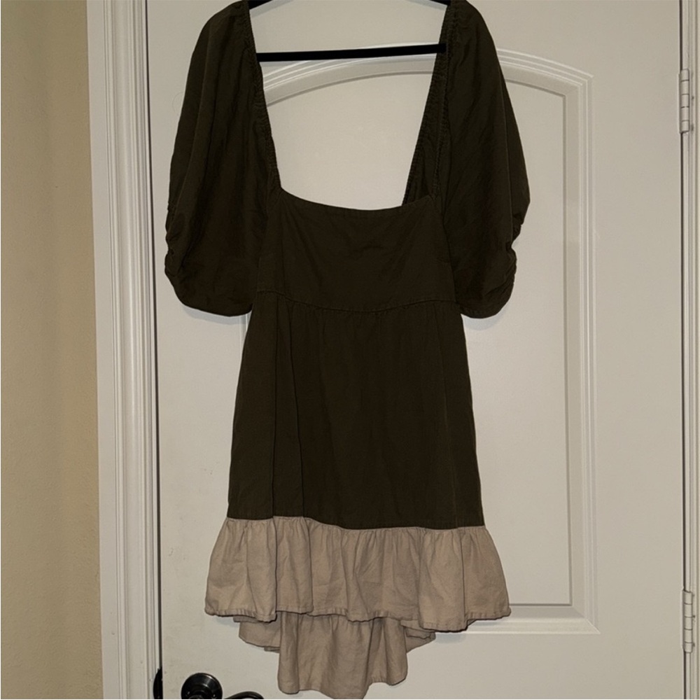 Sachin + Babi Green Babydoll Dress - Picture 5 of 7